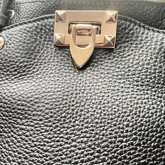 Valentino Garavani Small Grainy Calfskin Rockstud Tote♥️LIKE NEW♥️ - Picture 3 of 12